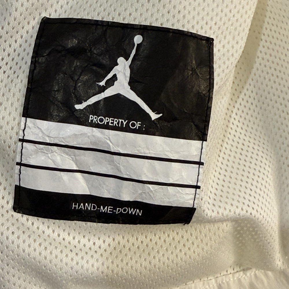 Nike Air Jordan Water Resistant Snap Windbreaker‎ Coaches Jacket Girls Sz M NWOT - Picture 6 of 7